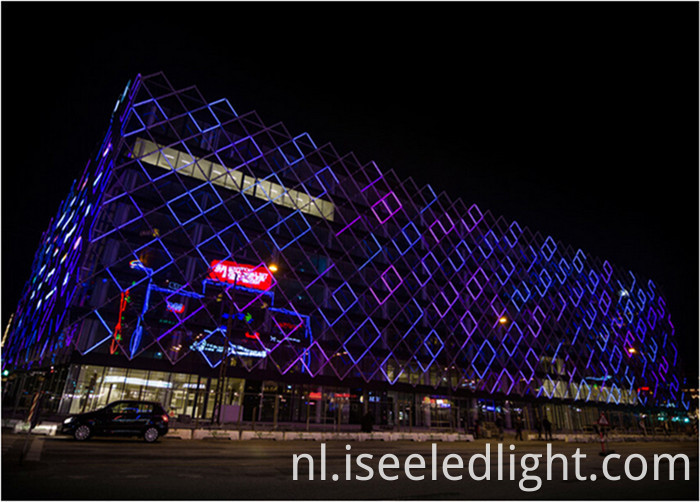 DMX RGB digital tube facade lighting